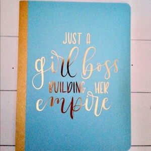 Never used “just a girl boss building her empire “ notebook